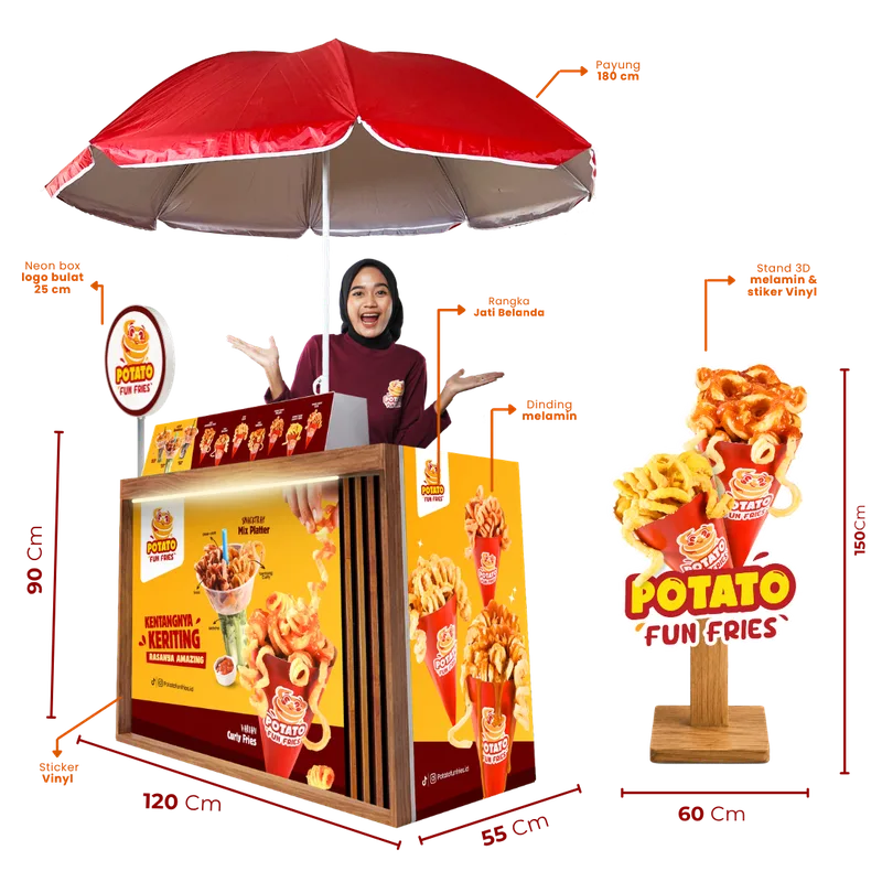 Paket Gold (Booth Reguler)